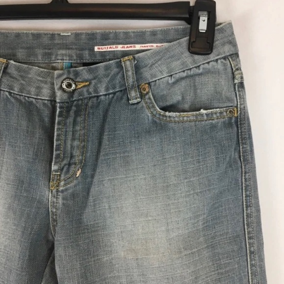 Buffalo David Bitton Light Grey/Blue Wash Bootcut Jean Size 29 - Picture 1 of 3